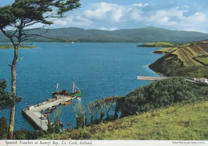 Framed Print : Spanish Trawlers at Bantry Bay, County Cork Framed Print : Spanish Trawlers at Bantry Bay, County Cork