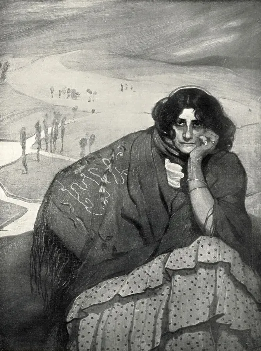 Framed Print : Spanish Woman Framed Print : Spanish Woman