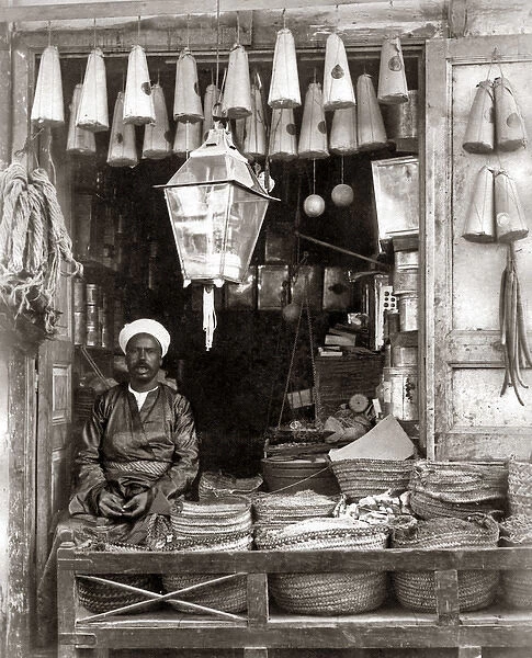 Spcie store, Cairo, circa 1880s
