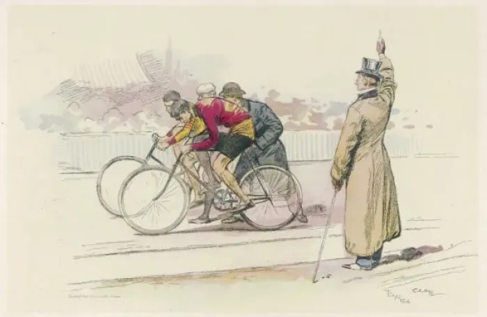 Framed Print : Speed Contest 1897 Framed Print : Speed Contest 1897