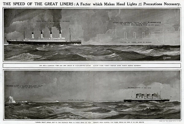 Speed of the great liners by G. H. Davis