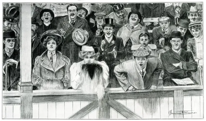 Framed Print : The Spell of Football - spectators Framed Print : The Spell of Football - spectators