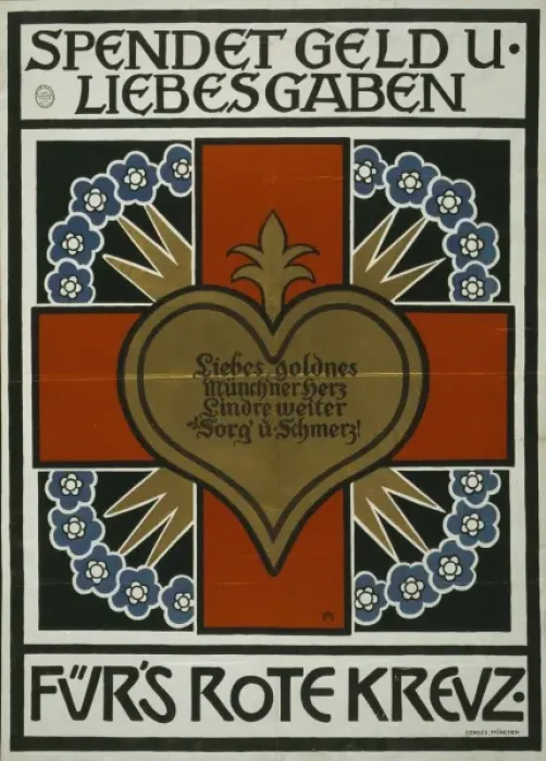 Framed Print : Spendet Geld u. Liebesgaben furs Rote Kreuz Framed Print : Spendet Geld u. Liebesgaben furs Rote Kreuz