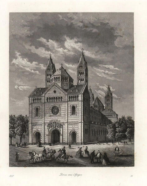 Speyer Cathedral, mid 19th century