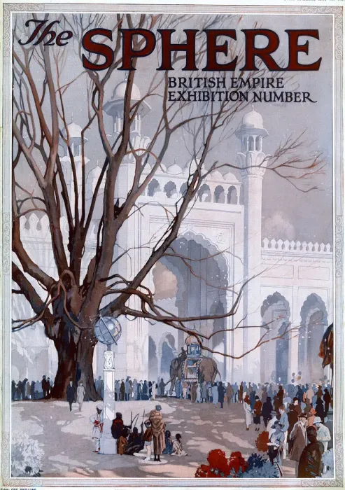 Framed Print : The Sphere British Empire Exhibition Number Framed Print : The Sphere British Empire Exhibition Number