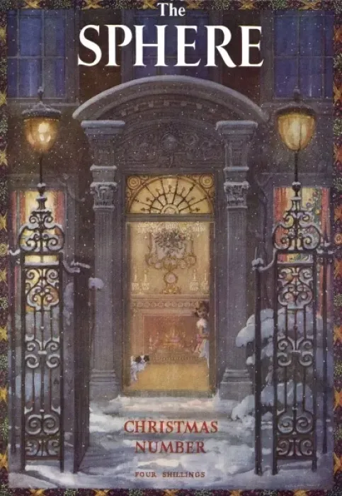 Framed Print : The Sphere Christmas Number front cover 1956 Framed Print : The Sphere Christmas Number front cover 1956