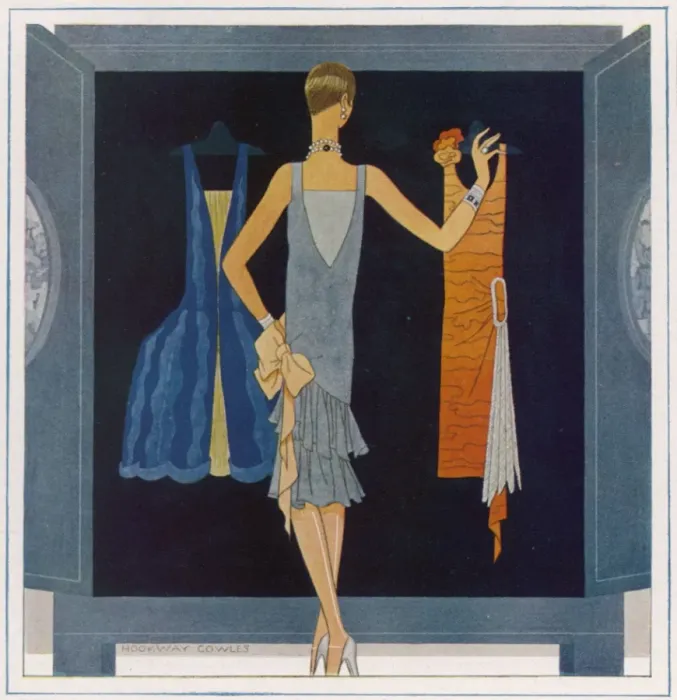 Framed Print : The Sphere fashion number illustration 1927 Framed Print : The Sphere fashion number illustration 1927