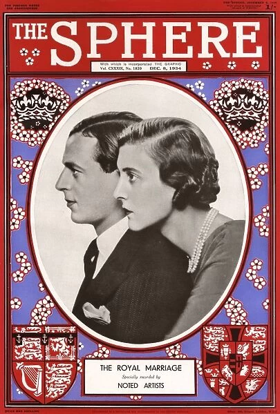 The Sphere Royal Wedding front cover 1934