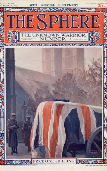 Framed Print : The Sphere Unknown Warrior Special Supplement (Cover) Framed Print : The Sphere Unknown Warrior Special Supplement (Cover)