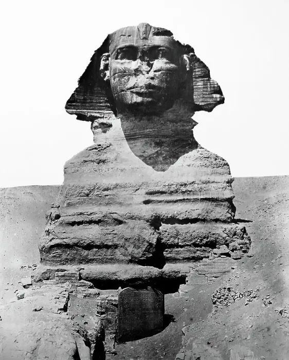 Framed Print : The Sphinx, Egypt, Victorian period Framed Print : The Sphinx, Egypt, Victorian period