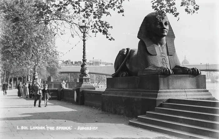 Framed Print : The Sphinx in London Framed Print : The Sphinx in London