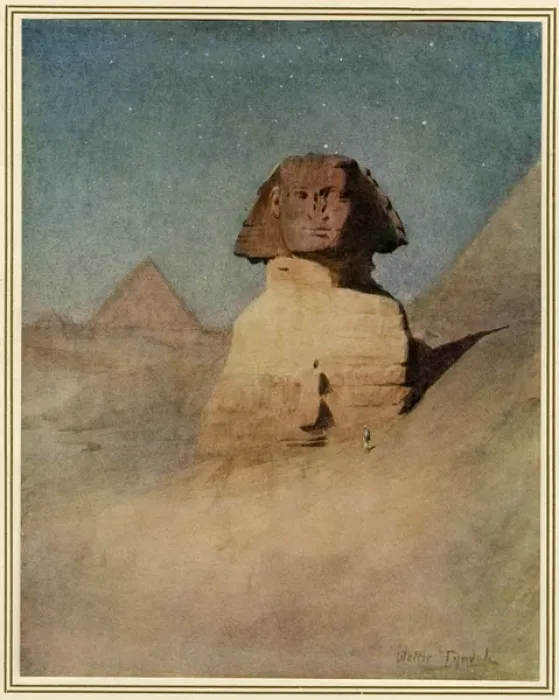 Framed Print : Sphinx by Moonlight / 1912 Framed Print : Sphinx by Moonlight / 1912