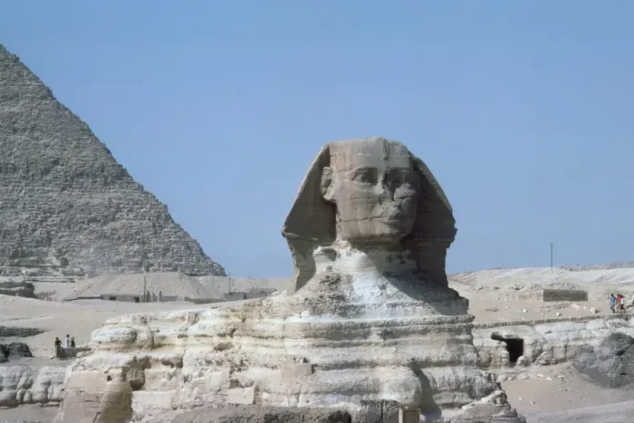 Framed Print : Sphinx and Pyramid Framed Print : Sphinx and Pyramid