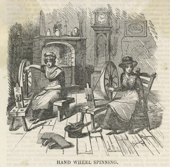 Framed Print : Spinning, England Framed Print : Spinning, England