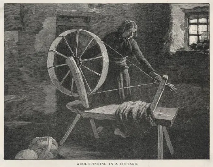 Framed Print : Spinning, Ireland Framed Print : Spinning, Ireland