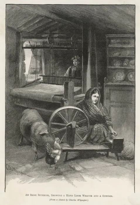 Framed Print : Spinning, Ireland Framed Print : Spinning, Ireland
