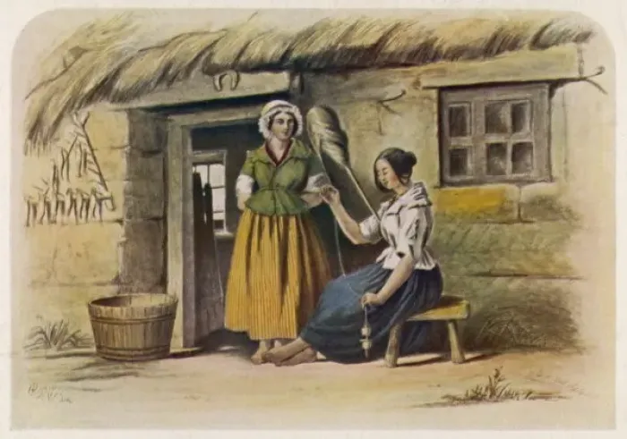 Framed Print : Spinning, Scotland Framed Print : Spinning, Scotland