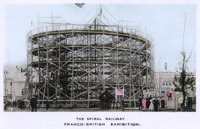 Framed Print : The Spiral Railway - Franco-British Exhibition Framed Print : The Spiral Railway - Franco-British Exhibition