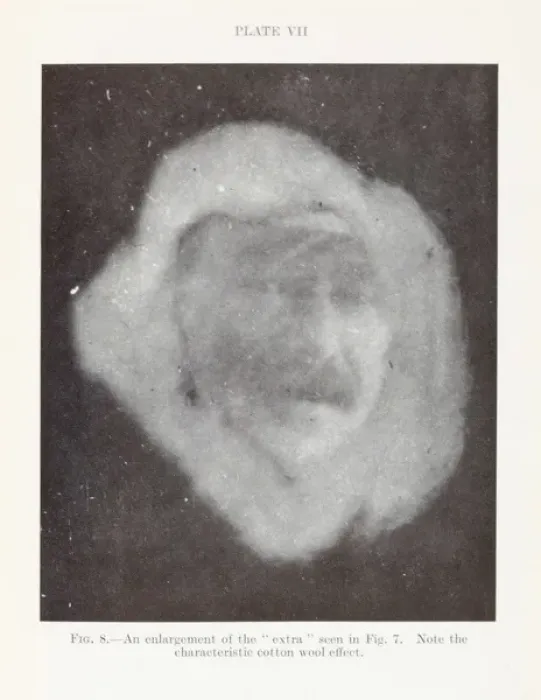Framed Print : Spirit head in shroud or mist Framed Print : Spirit head in shroud or mist