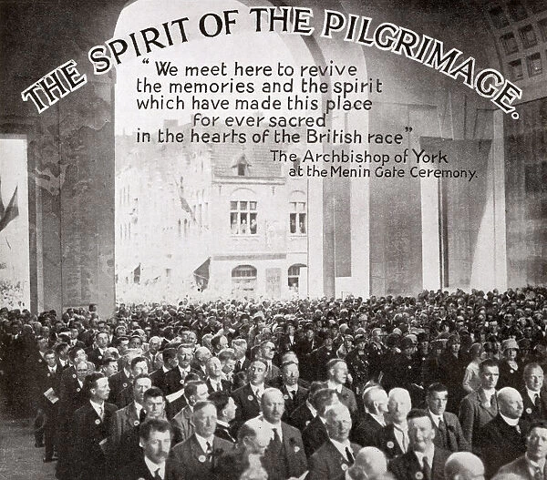 The Spirit of the Pilgrimage, Menin Gate, Ypres, Belgium