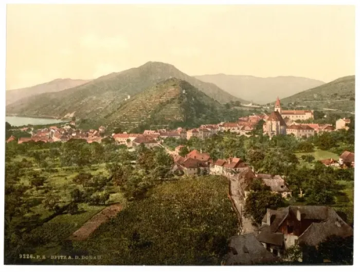 Framed Print : Spitz, Lower Austria, Austro-Hungary Framed Print : Spitz, Lower Austria, Austro-Hungary