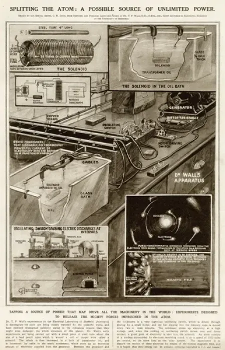 Framed Print : Splitting the Atom by G. H. Davis Framed Print : Splitting the Atom by G. H. Davis