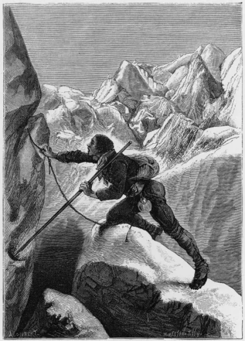 Framed Print : Sport / Climbing / Alps Framed Print : Sport / Climbing / Alps