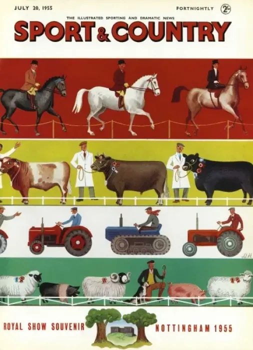 Framed Print : Sport & Country Royal Show souvenir issue Framed Print : Sport & Country Royal Show souvenir issue