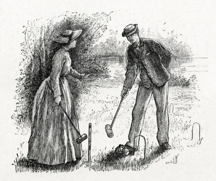 Framed Print : SPORT  /  CROQUET