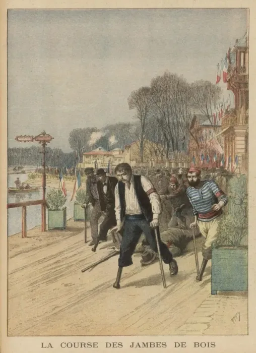Framed Print : Sport for Disabled / 1895 Framed Print : Sport for Disabled / 1895