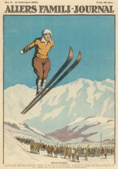 Framed Print : Sport / Winter / Skiing / Jump Framed Print : Sport / Winter / Skiing / Jump