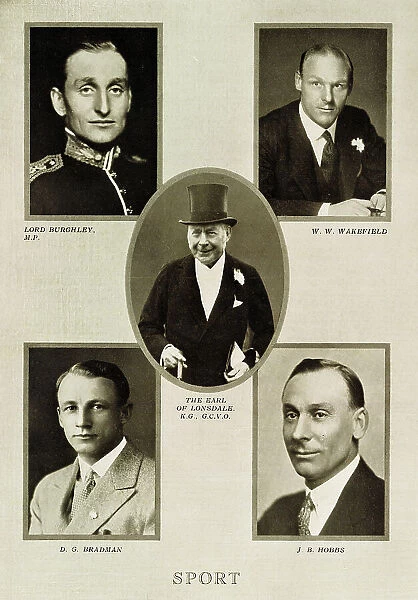 Sporting leaders during the reign of King George V