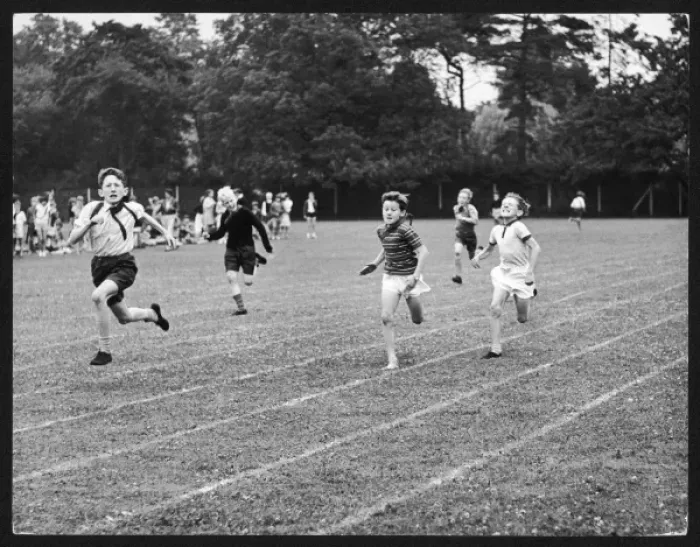 Framed Print : Sports Day Race 1970S Framed Print : Sports Day Race 1970S