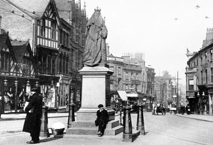 Framed Print : The Spot, Derby early 1900's Framed Print : The Spot, Derby early 1900's