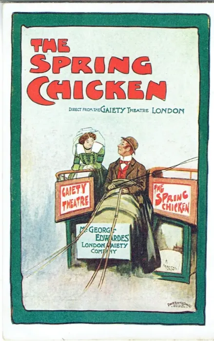 Framed Print : The Spring Chicken by George Grossmith Framed Print : The Spring Chicken by George Grossmith