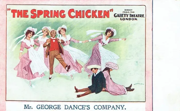 Framed Print : The Spring Chicken by George Grossmith Framed Print : The Spring Chicken by George Grossmith