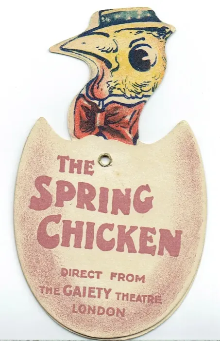 Framed Print : The Spring Chicken by George Grossmith Framed Print : The Spring Chicken by George Grossmith