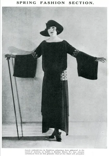 1923 Egyptian-Inspired Spring Dress Print. Art Prints, Posters & Puzzles  from Mary Evans