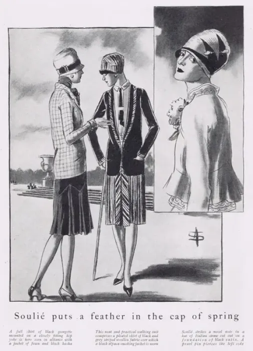 Framed Print : Spring fashions, 1927 Framed Print : Spring fashions, 1927