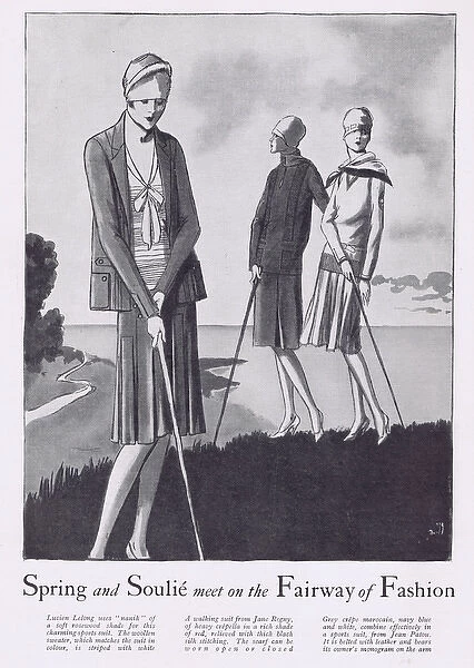 Spring Golfing Fashions, 1927