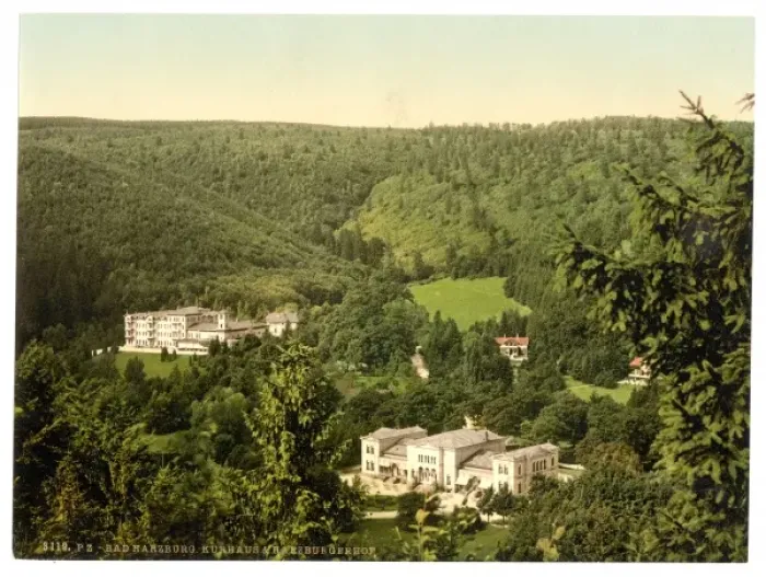 Framed Print : Spring House and Hartzburghof, Harzburg, Hartz, Germany Framed Print : Spring House and Hartzburghof, Harzburg, Hartz, Germany