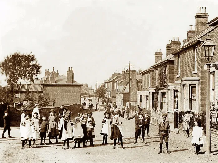 Framed Print : Spring Road, Brightlingsea, Victorian period Framed Print : Spring Road, Brightlingsea, Victorian period