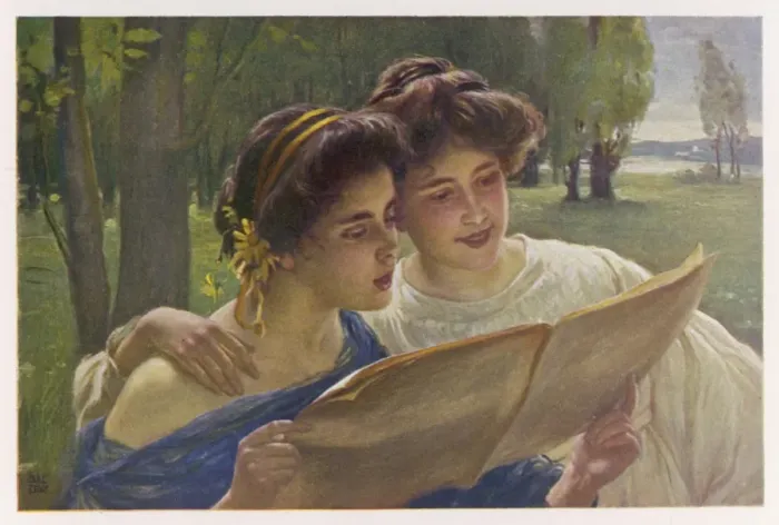 Framed Print : Spring Song (Zewy) 1904 Framed Print : Spring Song (Zewy) 1904