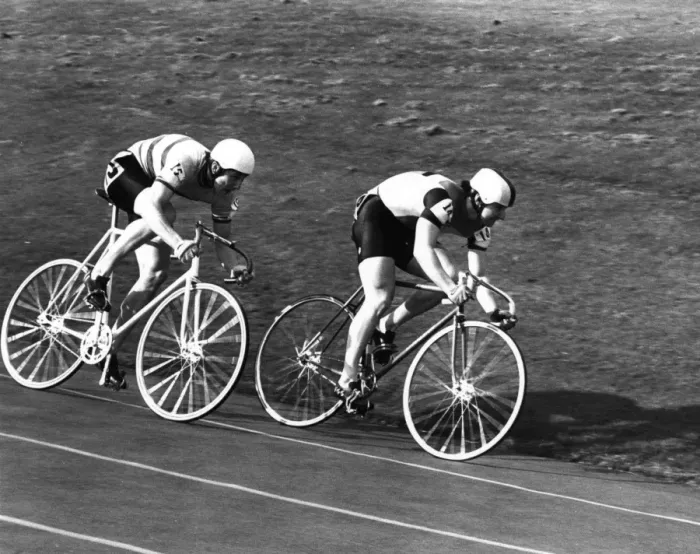 Framed Print : Sprint Cyclists Framed Print : Sprint Cyclists