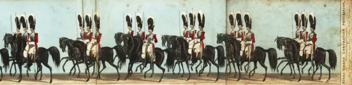 Framed Print : A squadron of Life Guards in Queen Victorias coronation Framed Print : A squadron of Life Guards in Queen Victorias coronation