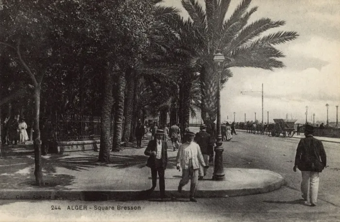 Framed Print : Square Bresson, Algiers, Algeria Framed Print : Square Bresson, Algiers, Algeria