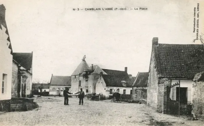 Framed Print : The Square - Camblain L Abbe (Pas-de-Calais), France Framed Print : The Square - Camblain L Abbe (Pas-de-Calais), France