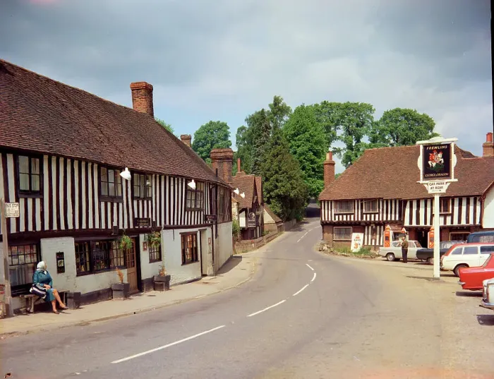 Framed Print : The Square, Ightham Framed Print : The Square, Ightham