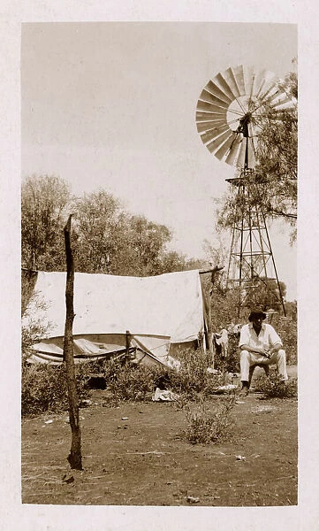 Squatters camp, Winton, Queensland, Australia