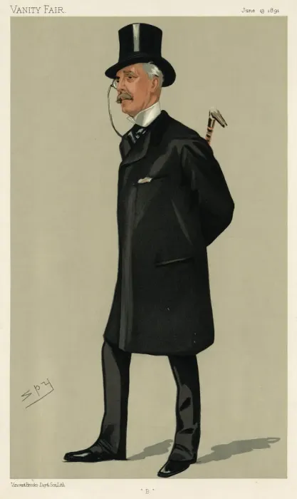 Framed Print : SQUIRE BANCROFT 1891 Framed Print : SQUIRE BANCROFT 1891